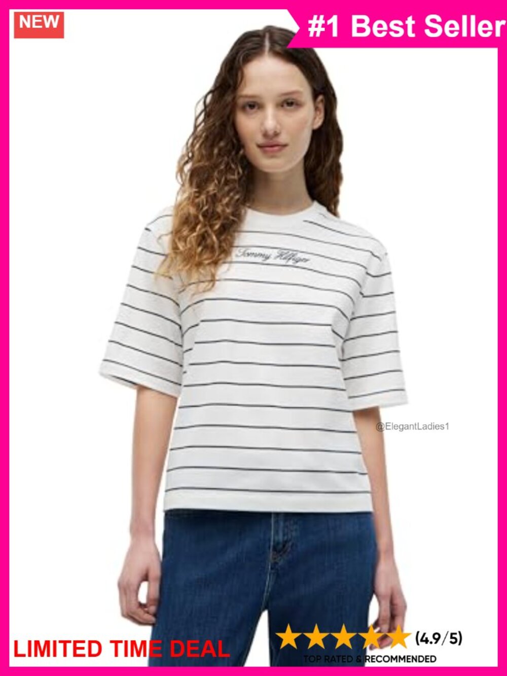 Women's Short Sleeve Cotton Graphic Logo Crew Neck T-Shirt Relaxed Fit